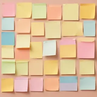 sticky notes png transparent