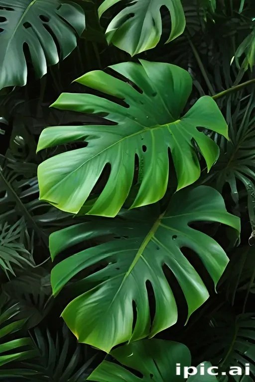 monstera background