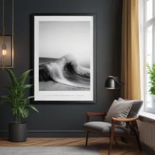 framed art mockup