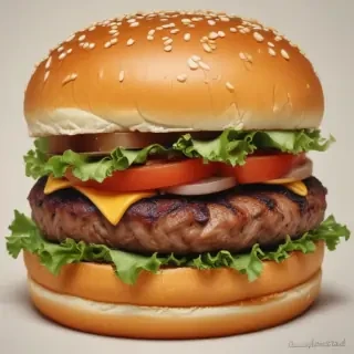 hamburger drawing