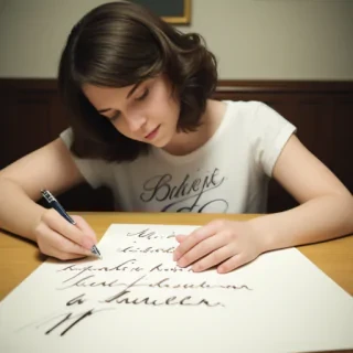 laura in cursive