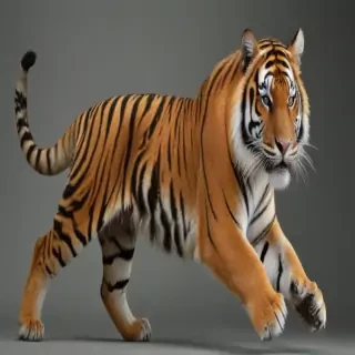 tiger transparent