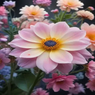 flower background transparent