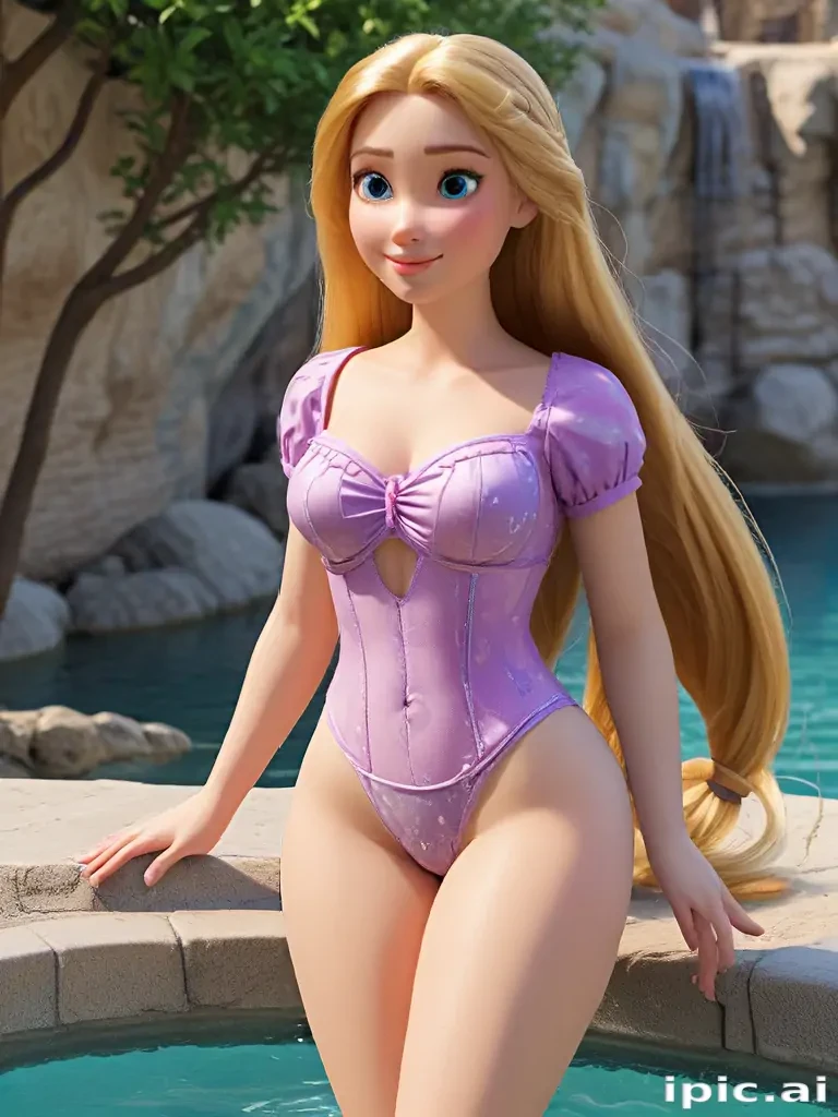 rapunzel in bikini