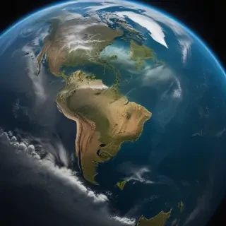 earth from space