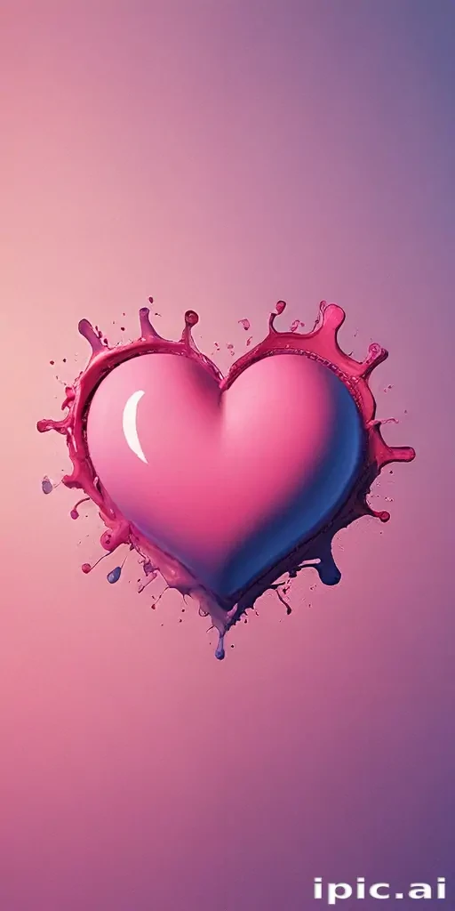 aesthetic heart wallpaper