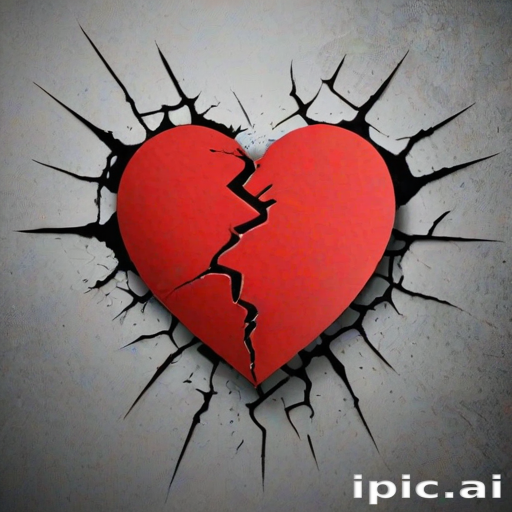 broken heart background