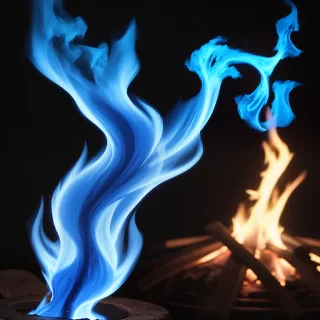 blue fire png
