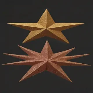 glitter star png