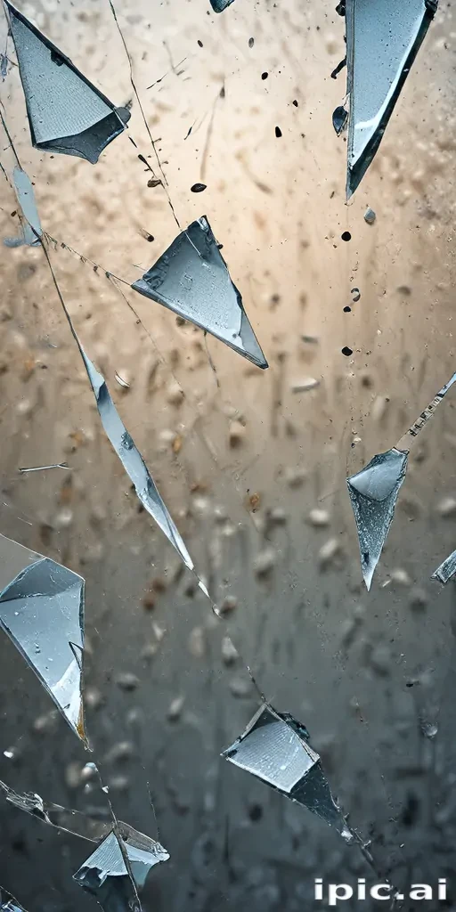 wallpaper broken glass