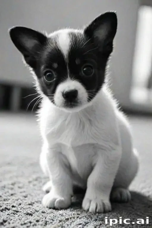 cute black and white