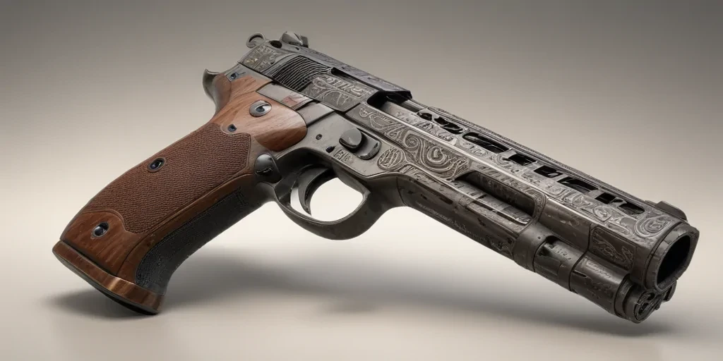 gun with no background