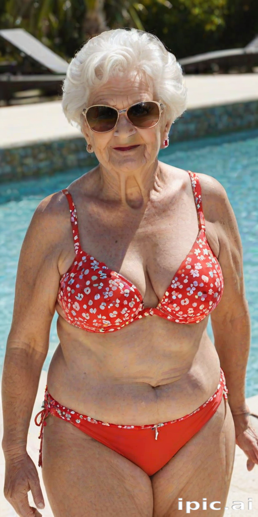 fat granny in bikini