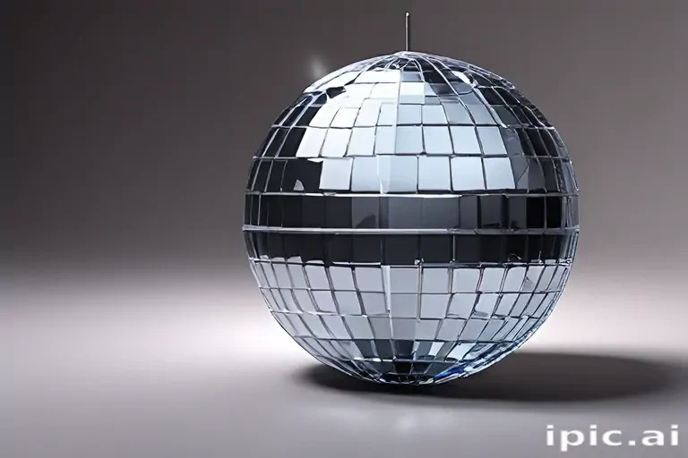 transparent disco ball