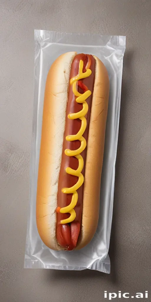transparent hot dog