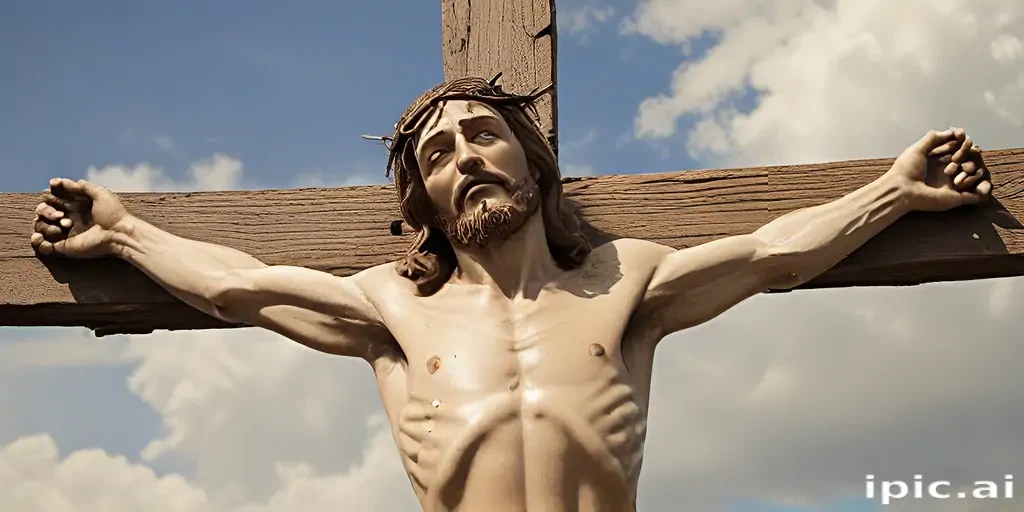 jesus on the cross picture