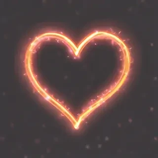 glow heart png