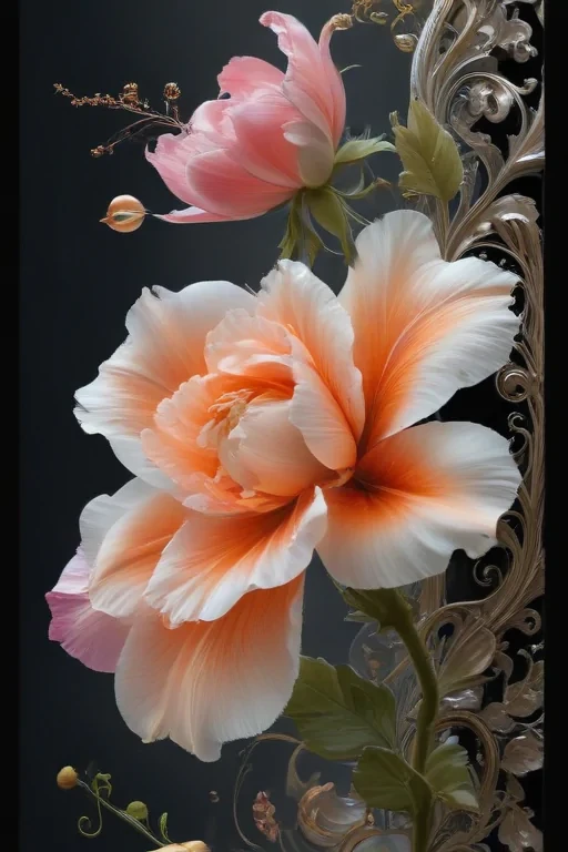flower transparent border