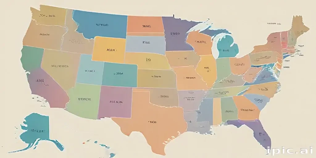 us states map