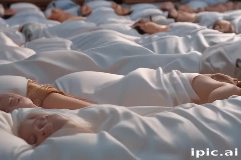 cartoon people sleeping