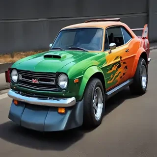 cartoon car wallpaper