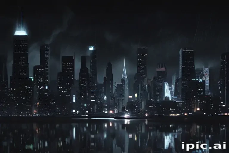 dark city background
