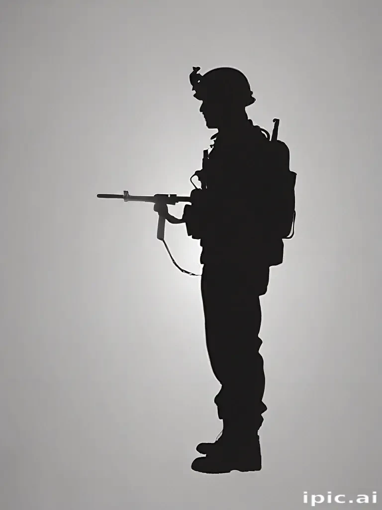soldier silhouette png