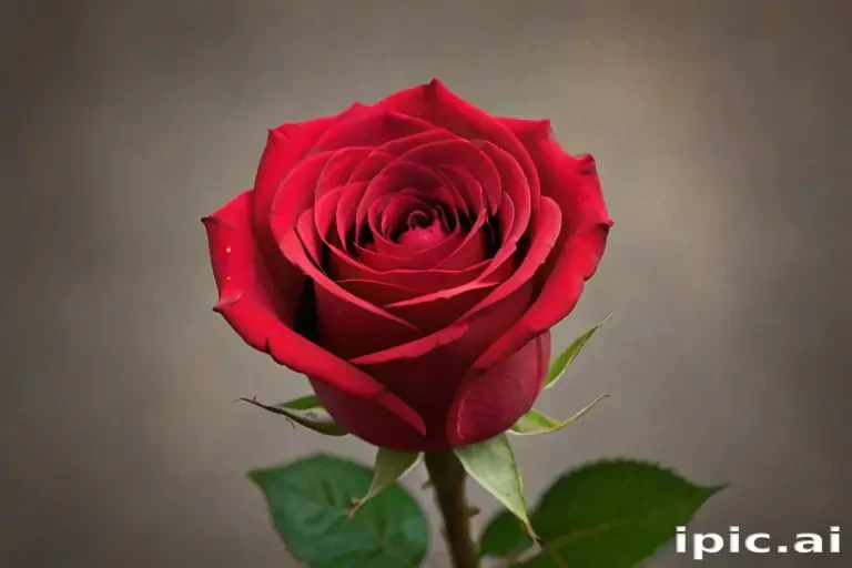 image of a red rose
