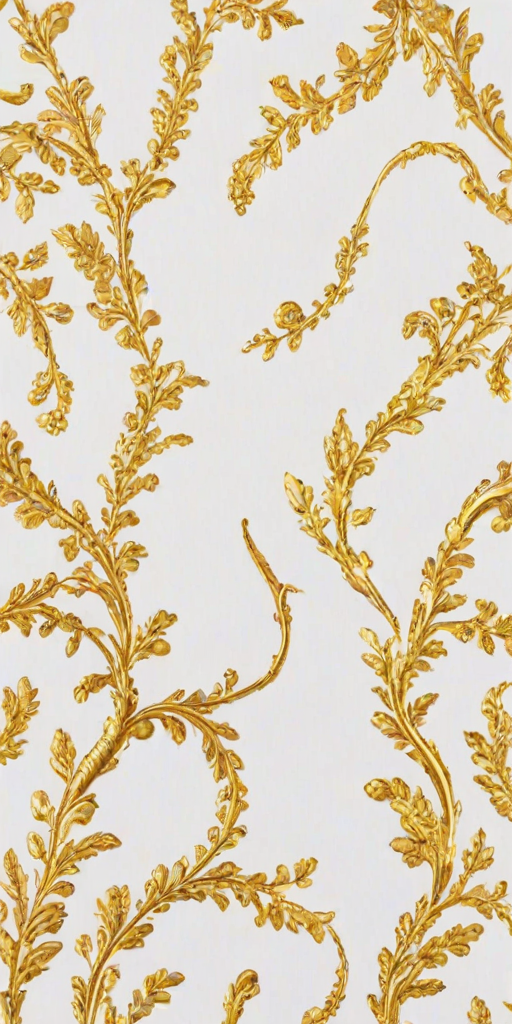 white background gold