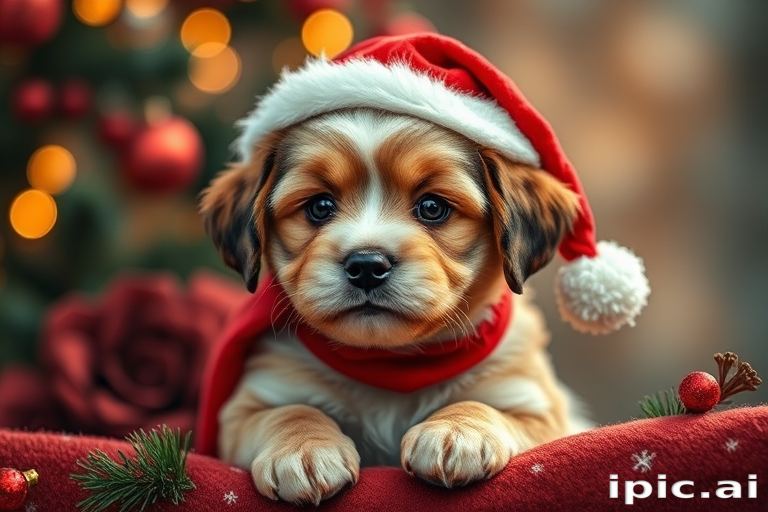 christmas puppy desktop backgrounds