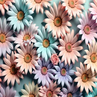 pastel aesthetic flower wallpaper