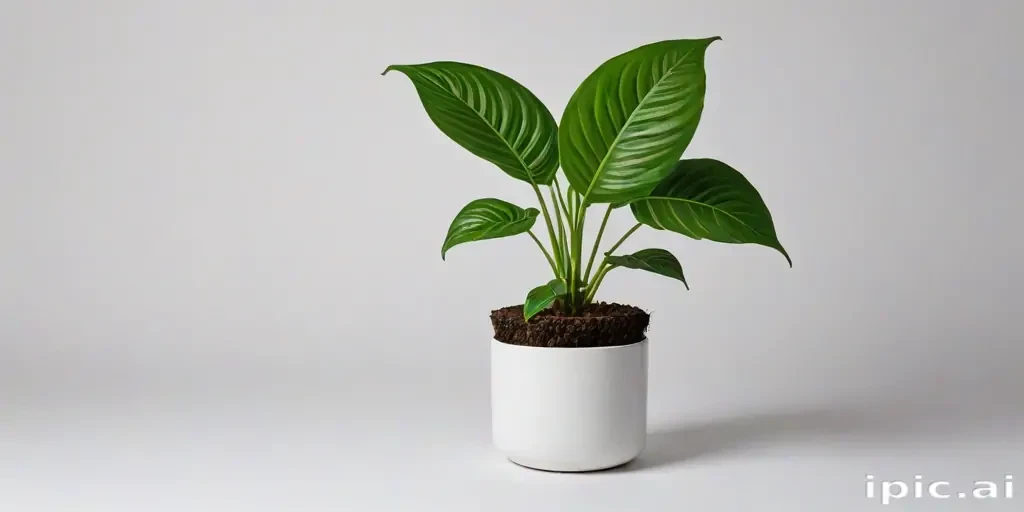 plant no background
