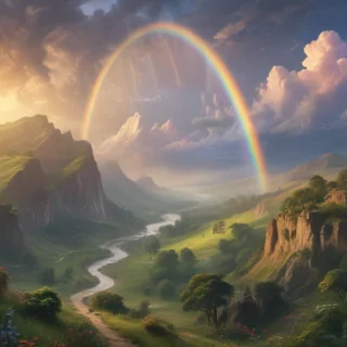 aesthetic rainbow wallpaper