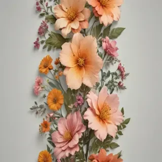 pressed flower png