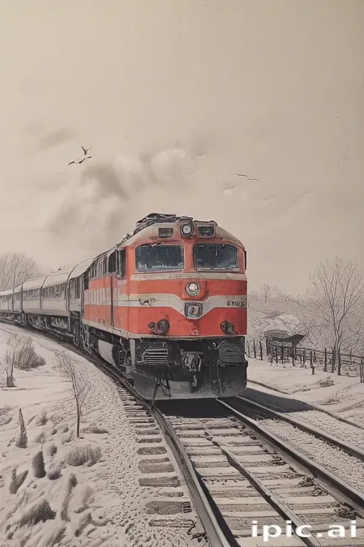 train drawing