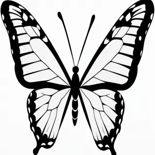 butterfly png outline