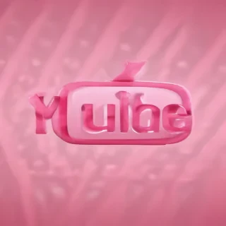 pink youtube logo
