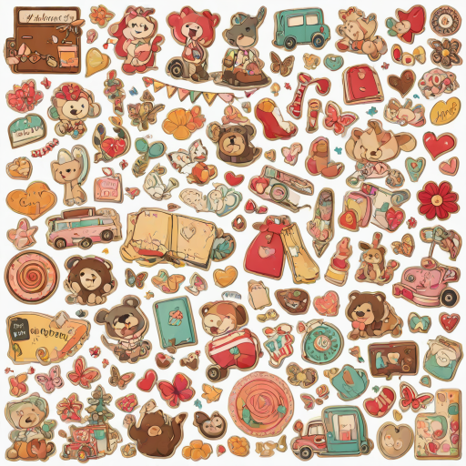 scrapbook stickers png