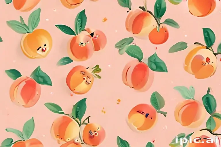 cute peach background