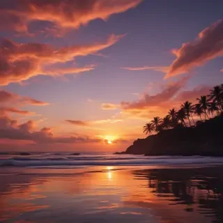 aesthetic sunset wallpaper