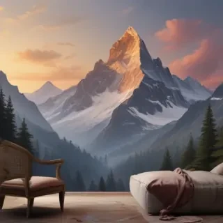 aesthetic mountain wallpaper