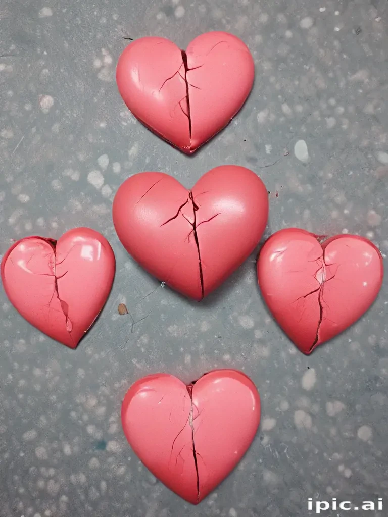 broken heart aesthetic