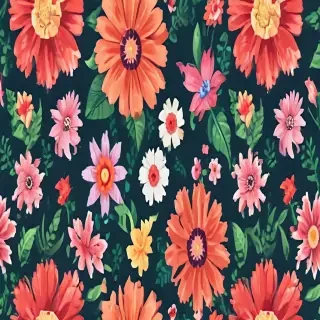 pixel flowers