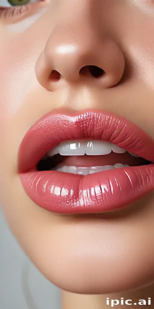 transparent lips