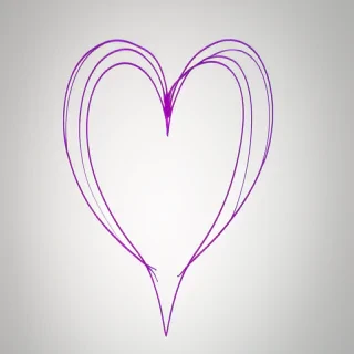 outline heart png