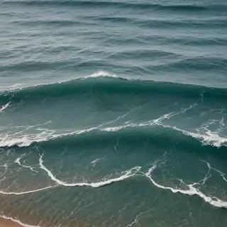 waves transparent