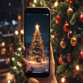 iphone christmas aesthetic wallpaper