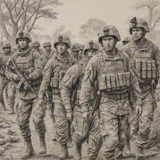 army drawing