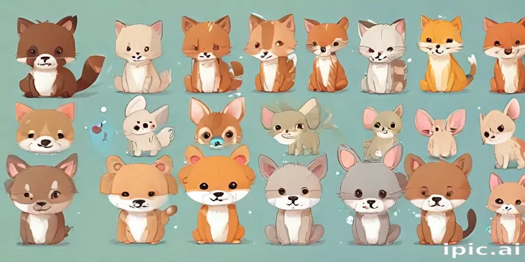 pictures of cute cartoon animals