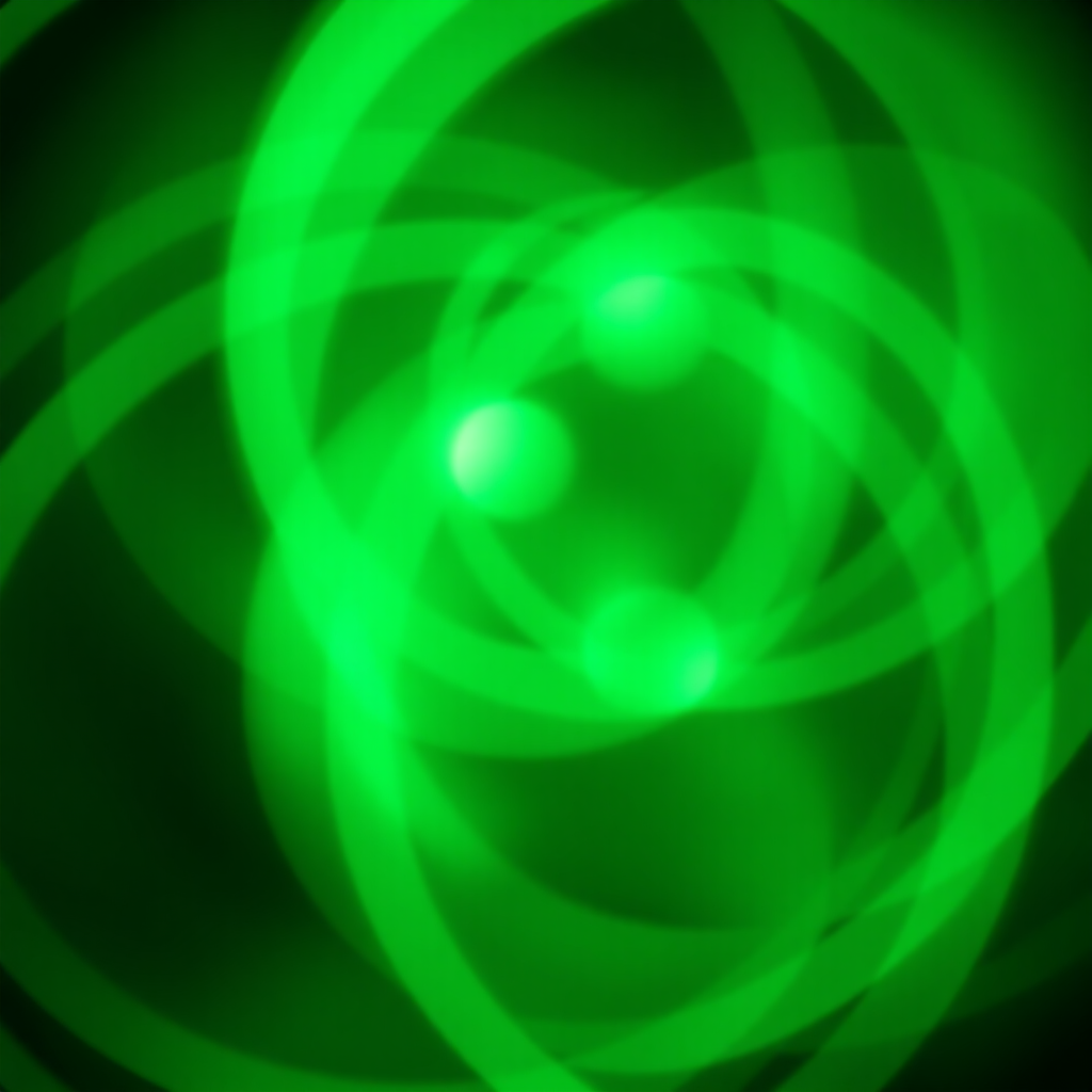 Create an abstract green light swirl background, using a Canon EOS R5, 35mm lens, f/8 aperture, ISO 100, 1/60 sec exposure, shot from a slightly angled top-down view, with a soft-focus effect to enhance the smoothness and depth of the colors.